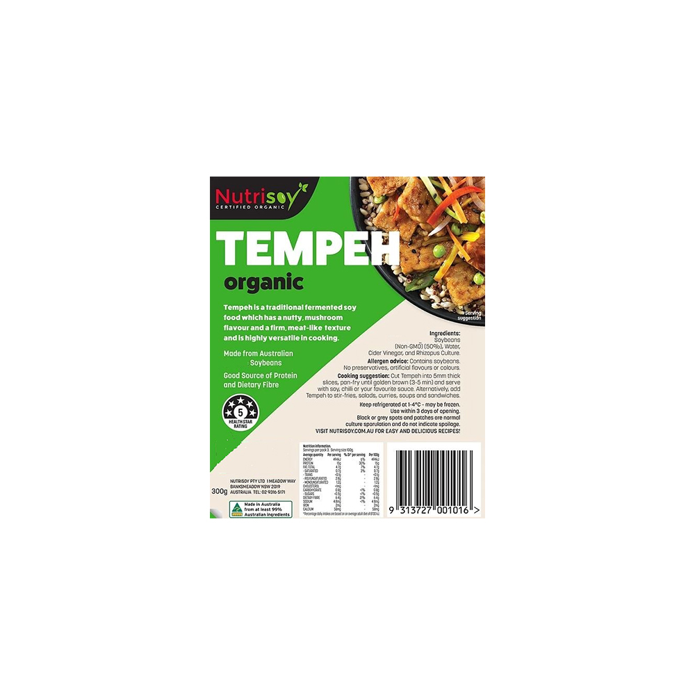 Tempeh Organic 300g All Good Foods 4562